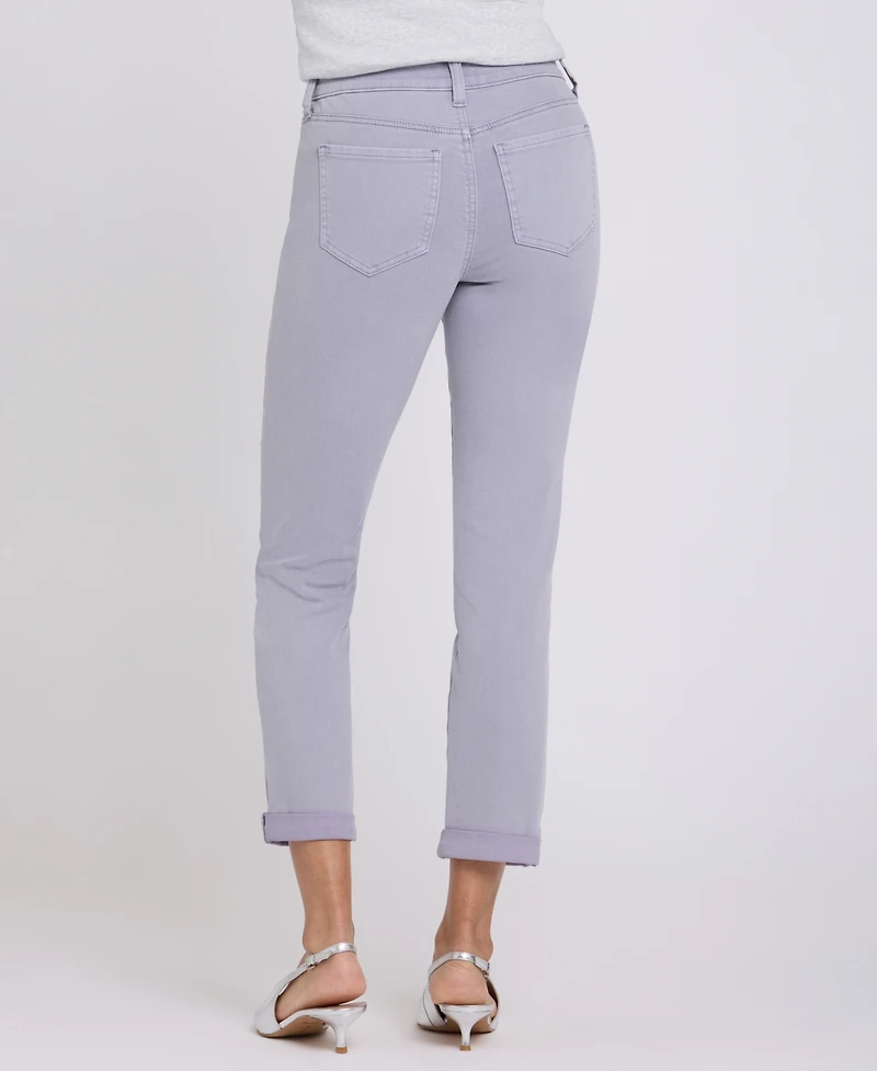 Nydj Women's Sheri Slim Ankle Jeans with Roll Cuff