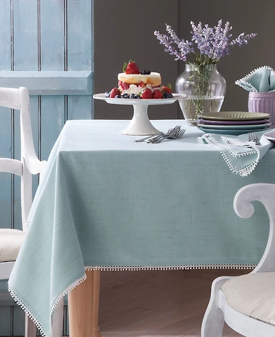 Lenox French Perle Solid Tablecloth, 52" x 70"