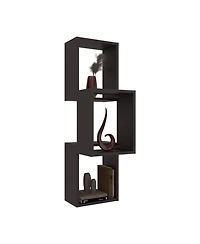 Fm Furniture Stormi Wall-Mounted Geometric Shelf Unit