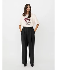 Masai Copenhagen Women's Mapryscian High Waisted Wide Leg Pants
