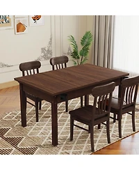 Rainsken Board Game Table, with Removable Table, Top for 4-6 Players, with Play Mat and Rotating Cup Holders, for Adults Card Dnd Poker