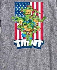 Airwaves Men's Teenage Mutant Ninja Turtles Flag Short-Sleeve Graphic T-Shirt