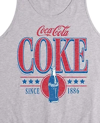 Airwaves Men's Coca-Cola 90s Collegiate Design Sleeveless Graphic Tank