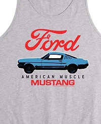 Airwaves Men's Ford American Muscle Mustang Sleeveless Graphic Tank T-Shirts