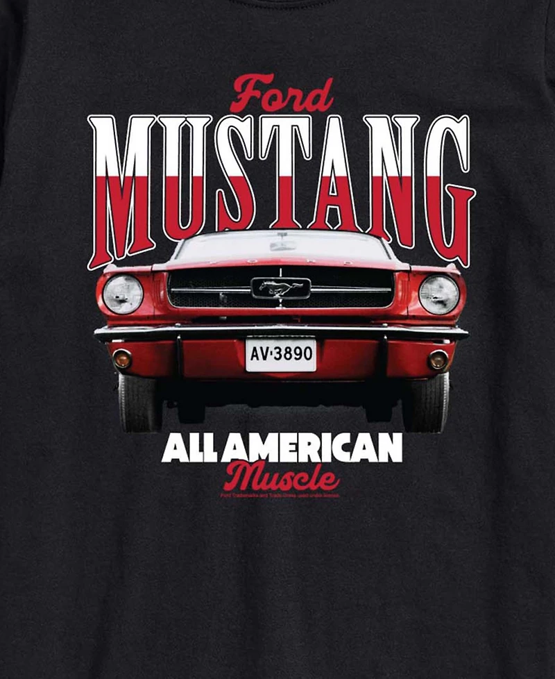 Airwaves Men's Ford 1965 Mustang Short-Sleeve Graphic T-Shirt