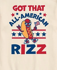 Airwaves Men's All American Rizz Hotdog Short-Sleeve Graphic T-Shirt