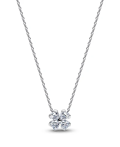 Pandora Sparkling Lucky Clover Pendant Necklace