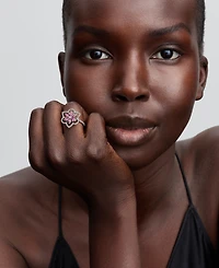 Pandora Double Flower Cocktail Ring
