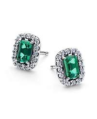 Pandora Sparkling Rectangular Stud Earrings