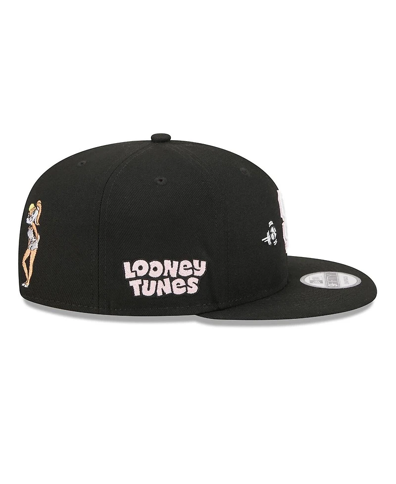 New Era Men's Black San Francisco Giants Looney Tunes Lola Bunny 9FIFTY Snapback Hat