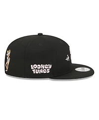 New Era Men's Black San Francisco Giants Looney Tunes Lola Bunny 9FIFTY Snapback Hat