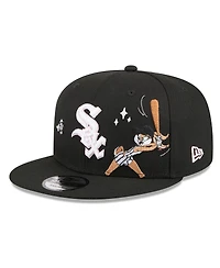 New Era Men's Black Chicago White Sox Looney Tunes Lola Bunny 9FIFTY Snapback Hat