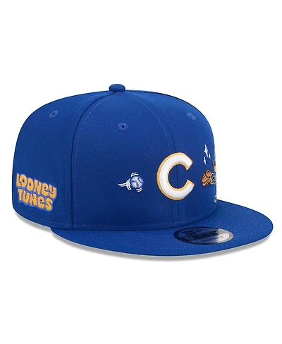 New Era Men's Royal Chicago Cubs Looney Tunes Daffy Duck 9FIFTY Snapback Hat