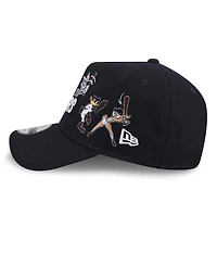 New Era Men's Navy Detroit Tigers Looney Tunes A-Frame 9FORTY Adjustable Hat
