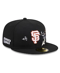 New Era Men's Black San Francisco Giants Looney Tunes Bugs Bunny 59FIFTY Fitted Hat