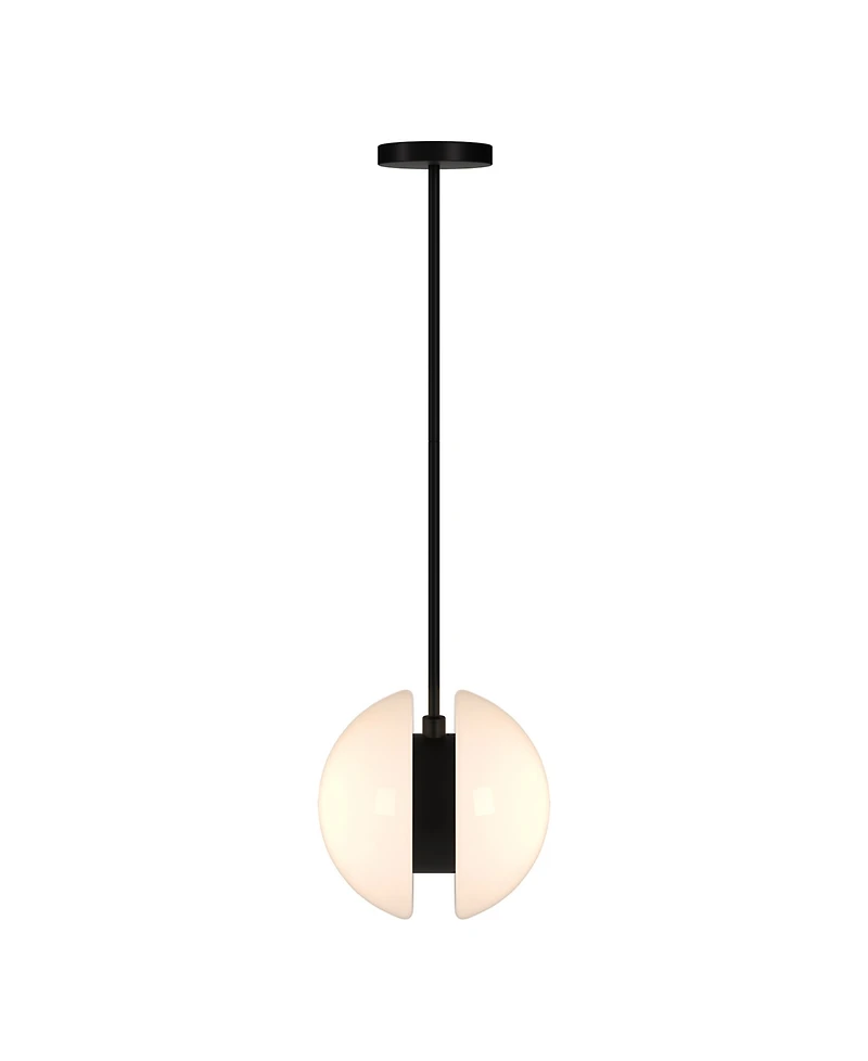 Hudson & Canal Kyriana 10" Wide Metal 2-Light Pendant