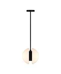 Hudson & Canal Kyriana 10" Wide Metal 2-Light Pendant