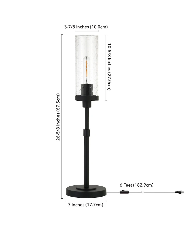 Hudson & Canal Frieda 26" Metal Tall Table Lamp