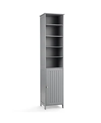 sumyeg 72 Inch Freestanding Tall Bathroom Floor Storage Cabinet
