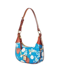 Dooney & Bourke Los Angeles Dodgers Luca Leather Hobo Purse