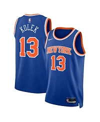 Nike Men's and Women's Tyler Kolek Blue New York Knicks Icon Edition Swingman Jersey