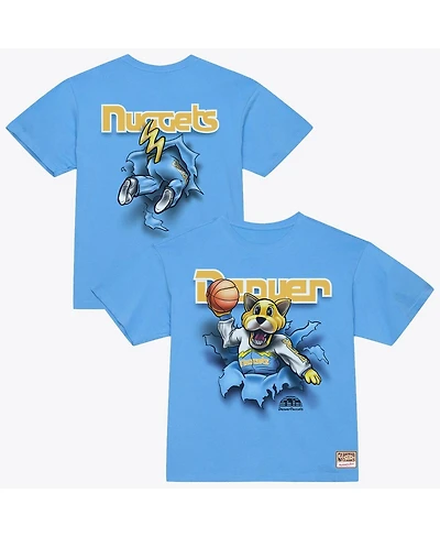 Mitchell & Ness Men's Light Blue Denver Nuggets Breakthrough T-Shirt