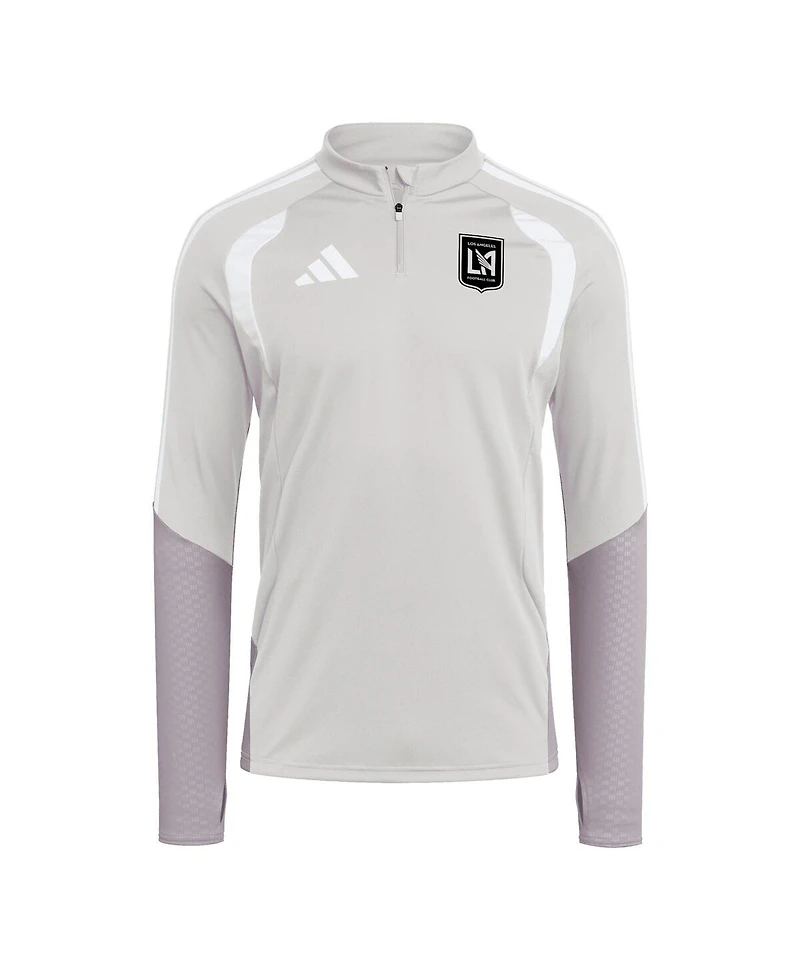 Adidas Men's Silver Lafc 2026 Tiro Competition Quarter-Zip Training Sweatshirt