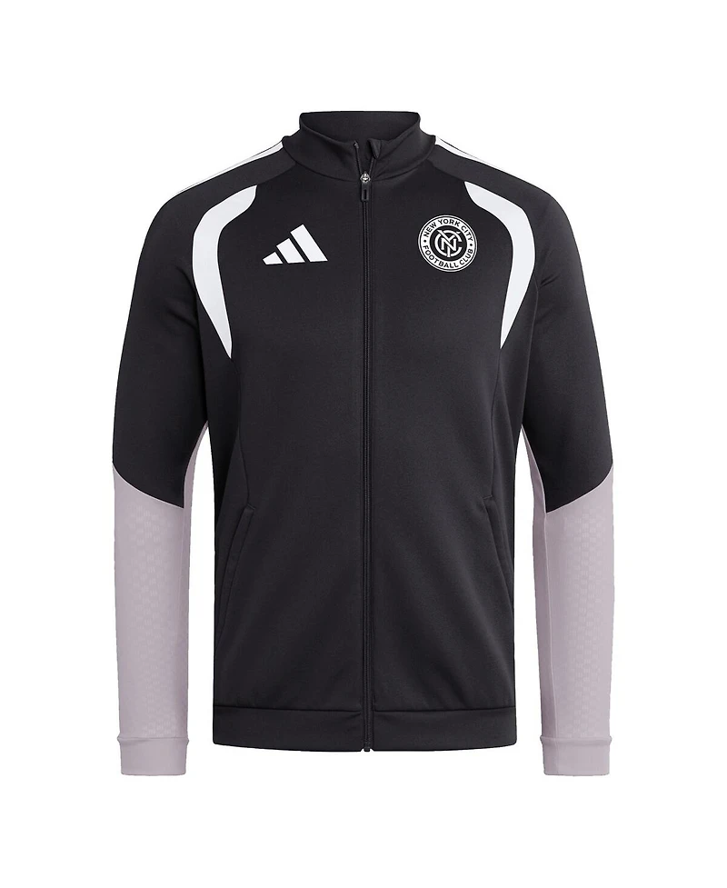 Adidas Men's Black New York City Fc 2026 Competition Training Full-Zip Jacket