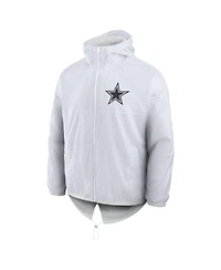 Fanatics Men's White Dallas Cowboys Type Play Down Full-Zip Jacket