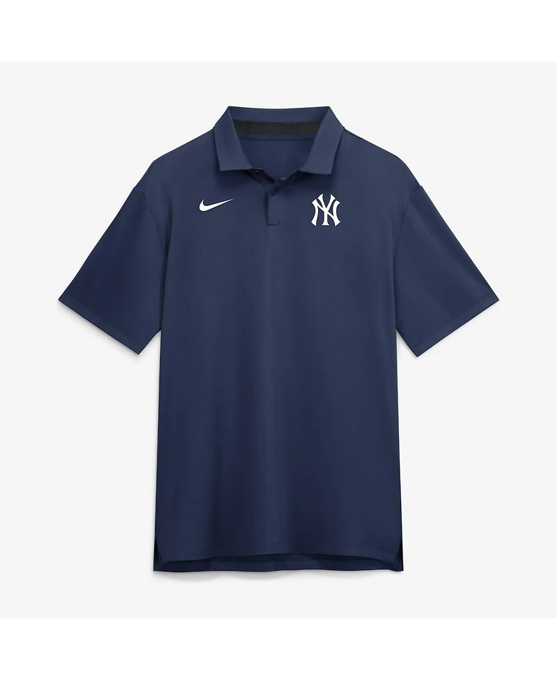 Nike Men's Navy New York Yankees Tour Dri-fit Polo Shirt