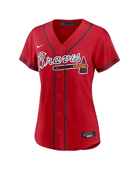 Nike Women's Ronald Acuna Jr. Red Atlanta Braves Alternate Replica Jersey