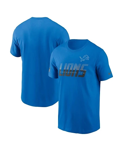 Nike Men's Blue Detroit Lions Sideline Dri-fit T-Shirt