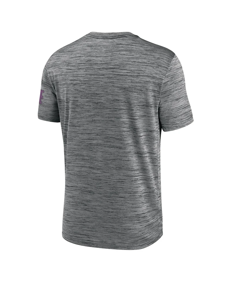 Nike Men's Anthracite New York Mets Authentic Collection City Connect Velocity Dri-fit T-Shirt
