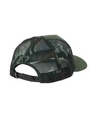 Billabong Men's Military Green Bad Dog Trucker Adjustable Hat