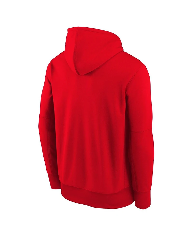 Nike Big Boys and Girls Red St. Louis Cardinals Authentic Collection Therma-fit Hoodie