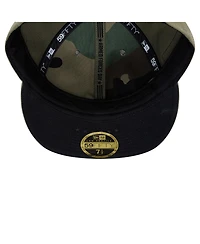 New Era Men's Olive Washington Nationals 2026 Armed Forces Day 9SEVENTY Adjustable Hat
