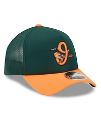 New Era Men's Orange/Dark Green Baltimore Orioles 2026 City Connect Apex 9FORTY Adjustable Hat