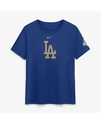 Nike Women's Rush Blue Los Angeles Dodgers 2026 Gold Collection Logo T-Shirt