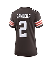 Nike Women's Shedeur Sanders Brown Cleveland Browns Team Game Jersey
