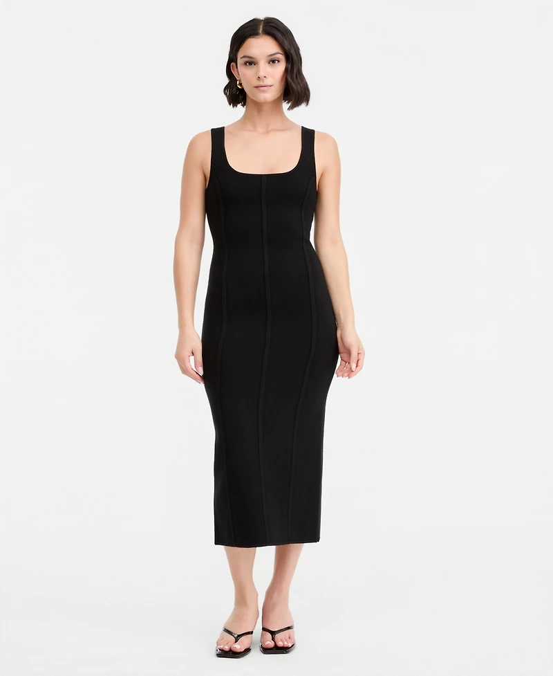 Bar Iii Women's Sleeveless Bodycon Sweater Knit Dress, Macy's Exclusive