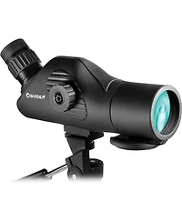 Barska 11-44x50 Tactical, Waterproof Angled Spotting Scope, Side Focus System, Fully Multi-Coated with Tripod, Soft Carrying Case