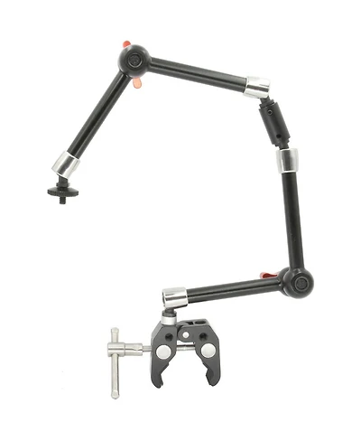 GyroVu Clamp Mount with Dual Heavy Duty 11" Articulated Arm Monitor Mounts