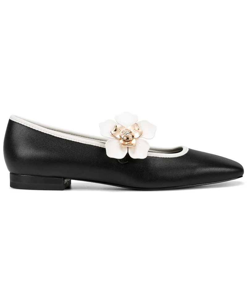 Karl Lagerfeld Paris Women's Sidra Mary Jane Ballet Flats