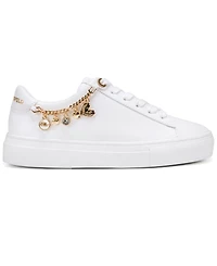 Karl Lagerfeld Paris Women's Cate Charms Lace-Up Sneakers