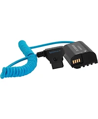 Kondor Blue D-Tap to Dmw-BLK22 Coiled Dummy Battery Cable for S5/GH5/GH6