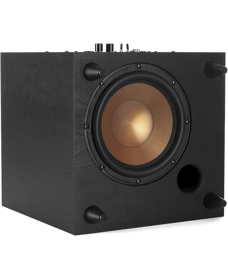 Klipsch R-80SWi 8-Inch 150W Wireless Powered Subwoofer with Deep Bass, Black