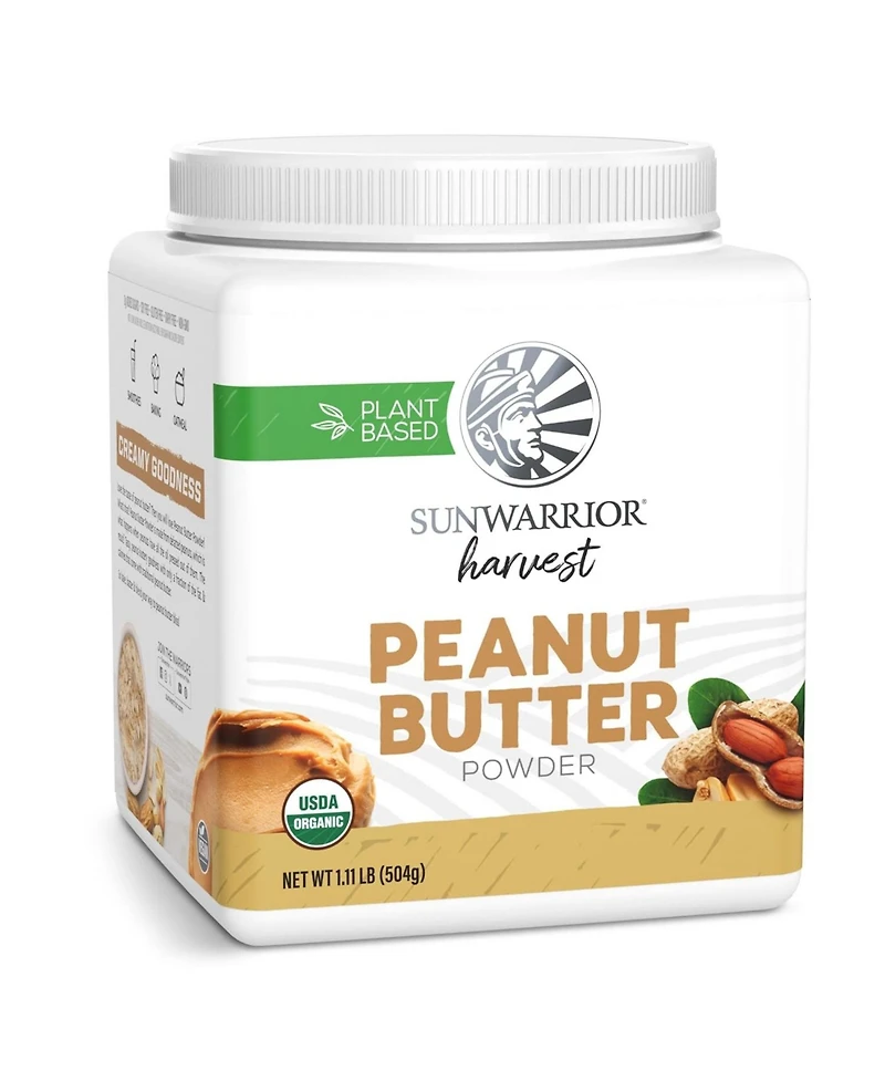 Sunwarrior Us Organic Harvest Peanut Butter 504 Gram
