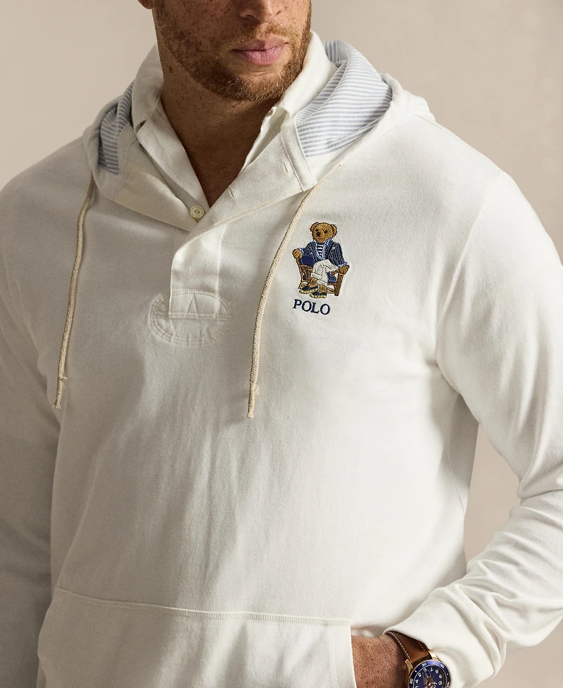 Polo Ralph Lauren Men's Big & Tall Bear Jersey Hoodie