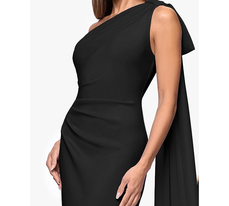 Xscape Women's One-Shoulder Maxi Dress