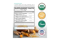 Pure Co. Organic Turmeric with Ginger and Pepper, 120 Count